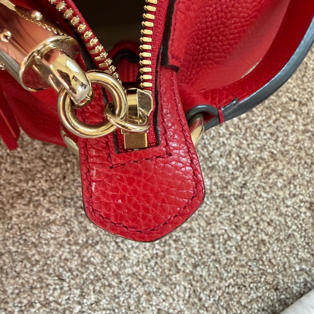 Gucci Large Calfskin Pebbled SoHo Convertible Hobo Bag, EUC - Picture 6 of 14